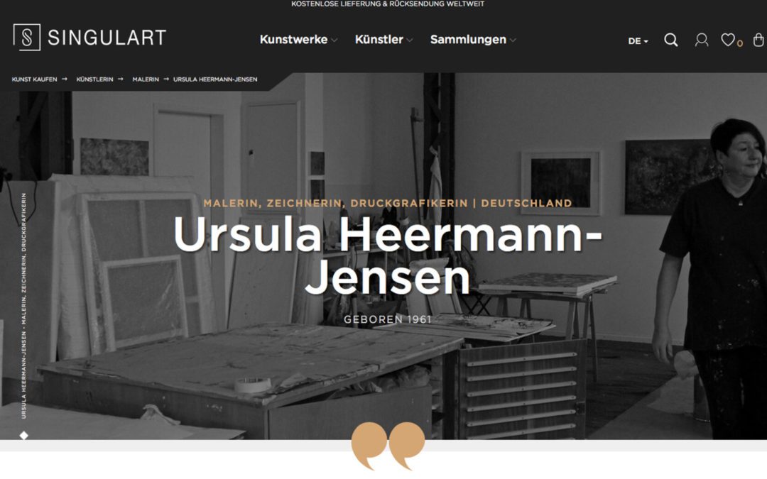 Ursula Heermann-Jensen neu bei Online Galerie Singulart